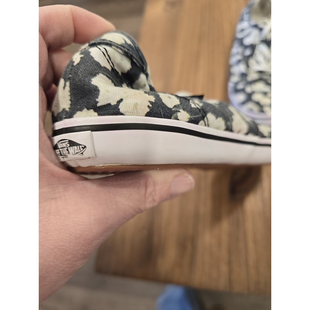 Vans Camden Floral Print Sneakers Womens Size 8 Black Lace Up Casual Shoes - Picture 5 of 7